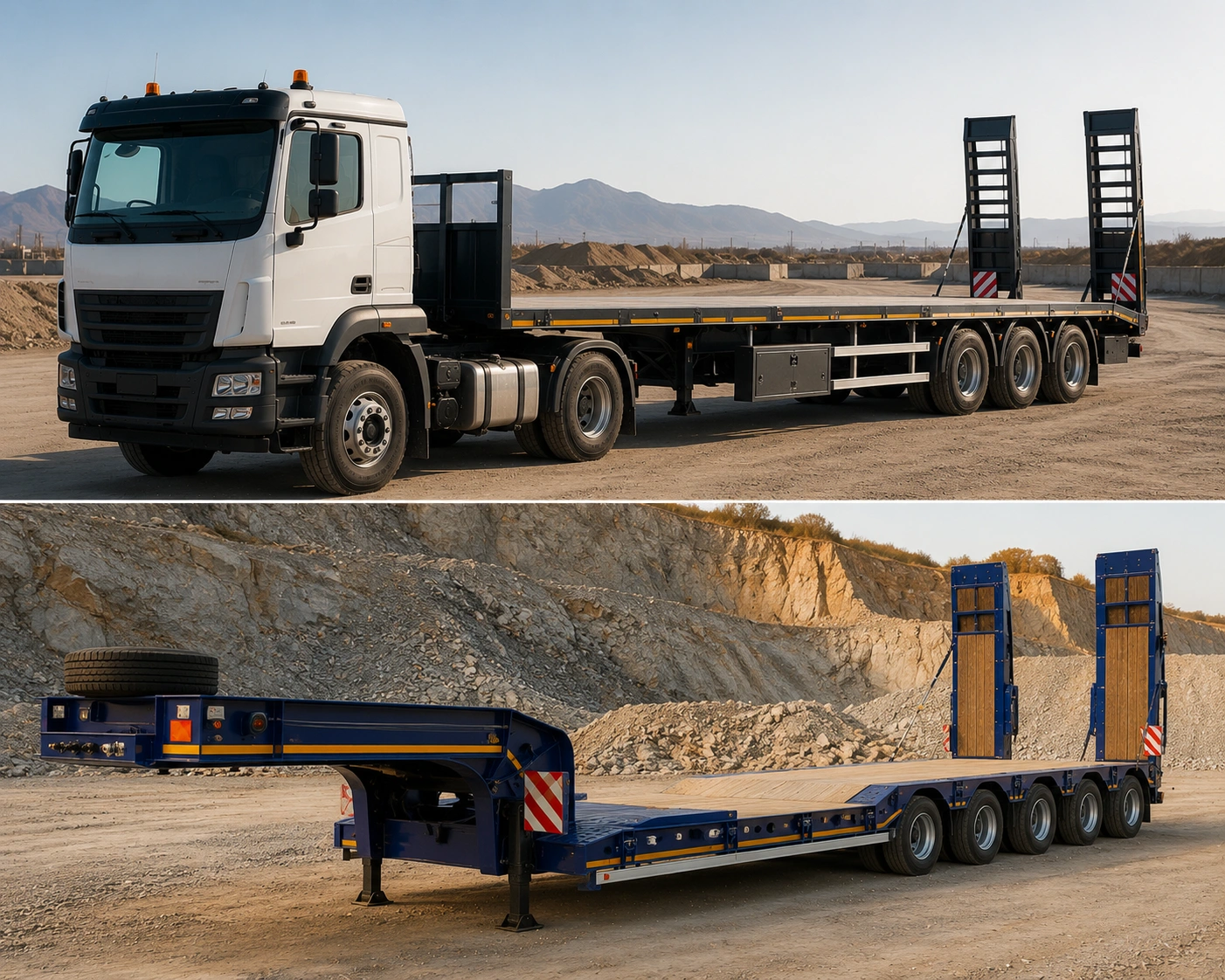 Flat & Low Bed Trailers
