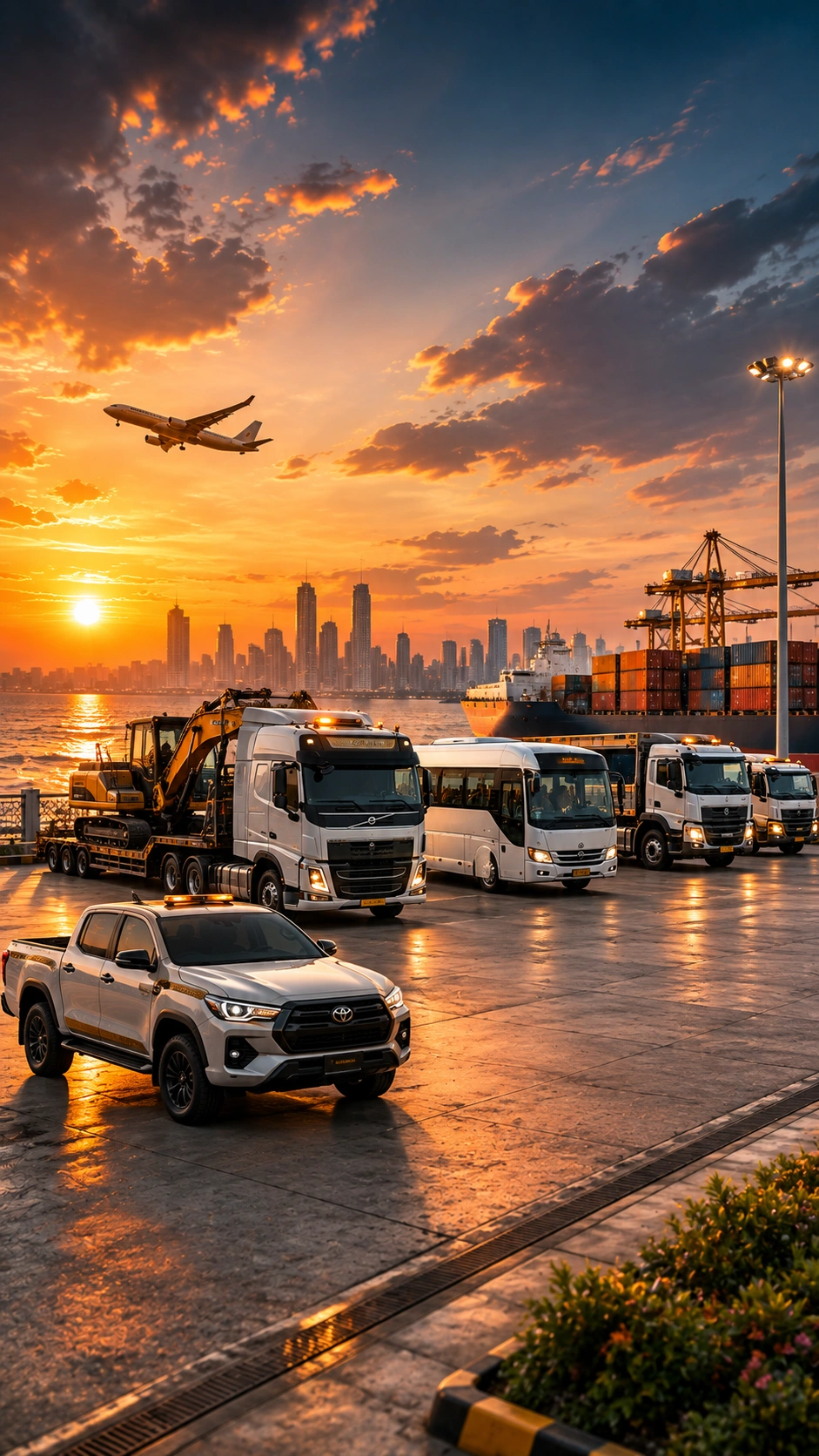 Transport vehicles for project support